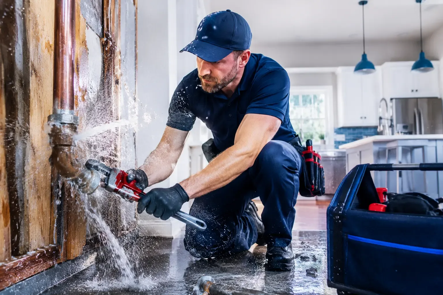 Local emergency pipe repair professionals in Lewisville, OH